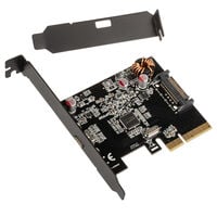 InLine interface card, PCIe x4, USB 3.2 Gen.2x2, 1x USB Type-C