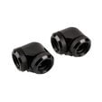 Corsair Hydro X Series XF Hardline Adapter 90 Grad 14mm AD auf 14mm AD Hardtube - 2er Pack, schwarz image number null