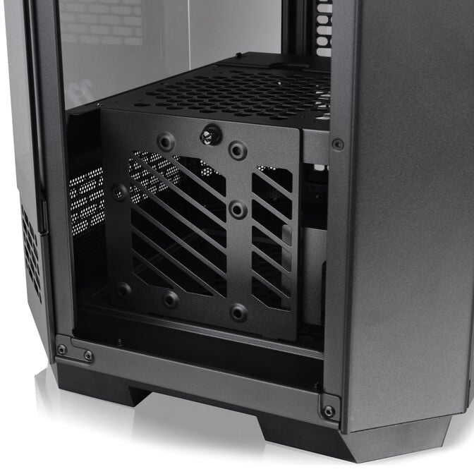 Thermaltake The Tower 300 PC-Geh&auml;use, Mini-Geh&auml;use, mATX, Tempered Glass - inklusive 2x 140-mm-L&uuml;fter, schwarz image number 29