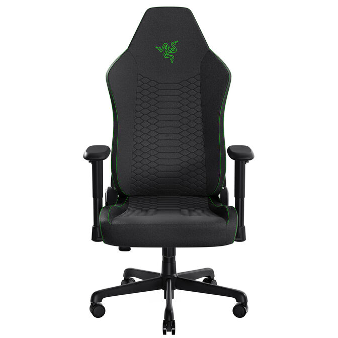 Razer Iskur V2 X Gaming Chair, integrated lumbar support, reclining - black, fabric image number 1