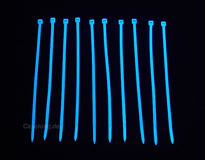 Bitspower Kabelbinder Set 20 St&uuml;ck 120mm - UV blue image number 0