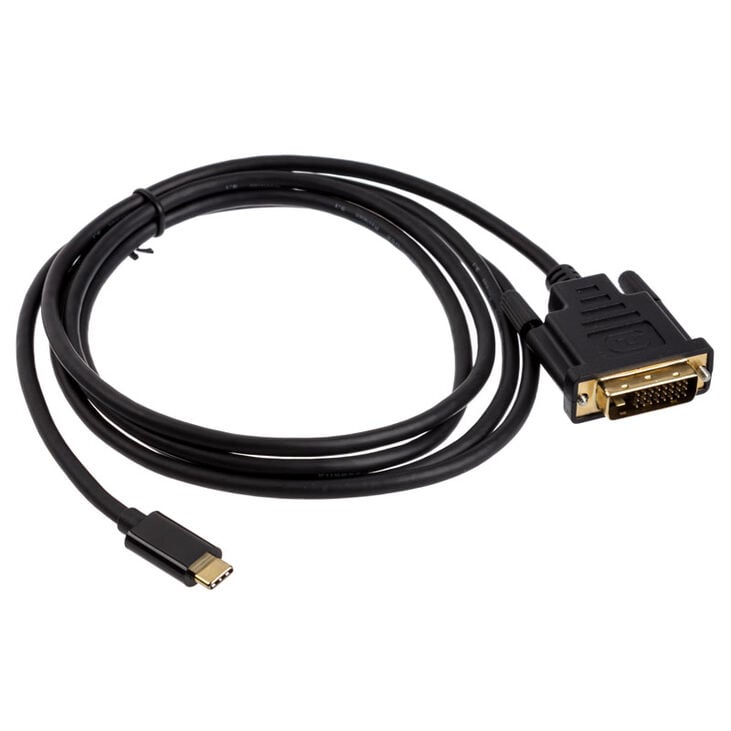 Akasa Typ C Adapter Kabel auf DVI - schwarz image number 1