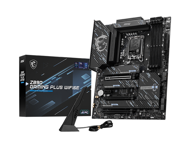 MSI Z890 Gaming Plus WIFI6E Mainboard, Sockel 1851, Intel Z890, ATX, DDR5 image number 0