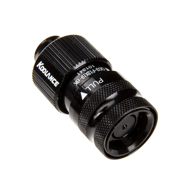 Koolance QD3 Schnellverschluss gerade weiblich auf 19/13mm - no-spill, schwarz image number 0