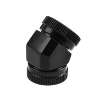PHANTEKS Hard-Tube Adapter 2x 12mm 45 Grad - schwarz