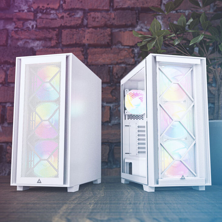 Montech AIR 1000 Premium, Mid Tower, Tempered Glass - White image number 6