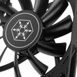 SilverStone Air Slimmer SST-AS90B Slim Fan - 92mm, black image number null