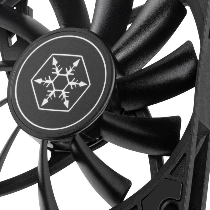 SilverStone Air Slimmer SST-AS90B Slim Fan - 92mm, black image number 4