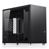Jonsbo D30 Micro-ATX Case, Tempered Glass - black
