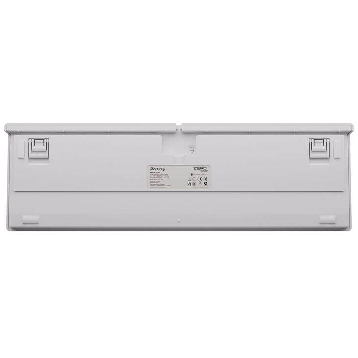 Ducky Zero 6108 Pure White Wireless Gaming Keyboard, RGB - Cherry MX2A Brown, ISO (DE) image number 5