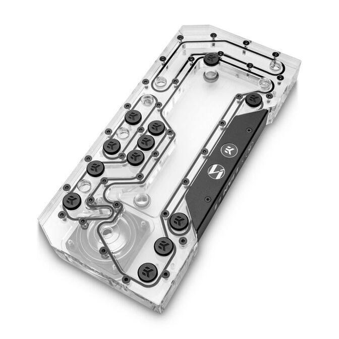 EK Water Blocks EK-Mana G2 PC-O11D EVO ARGB Distribution Plate, D5, D-RGB - Acrylic image number 0