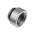 EK Water Blocks EK-Quantum Torque Micro G1/4 Inch Extension Straight Fitting MF 7 - Satin Titanium image number null