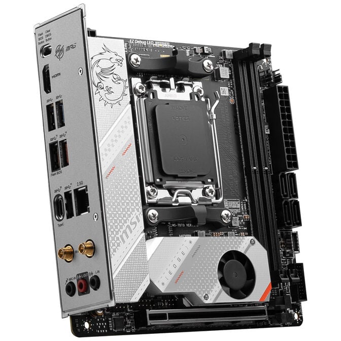MSI MPG B650I Edge WiFi, Sockel AM5, AMD B650l, Mini-ITX - DDR5 image number 1