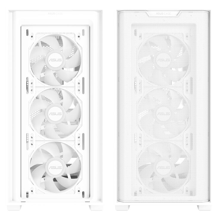 ASUS A21 PLUS PC-Gehäuse, Mini-Tower, Micro-ATX, RGB, Tempered Glass - weiß image number 10