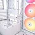 Corsair 3500X RS-R PC Case, Mid-Tower, E-ATX, RGB, Tempered Glass - white image number null