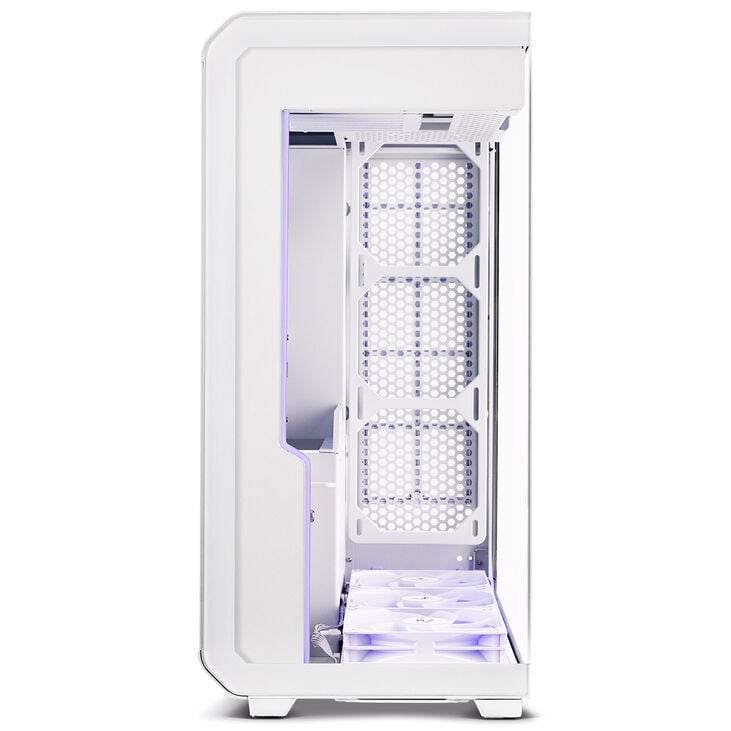 Ssupd Xhuttle PC case, mid tower, ATX, RGB, tempered glass - white image number 3