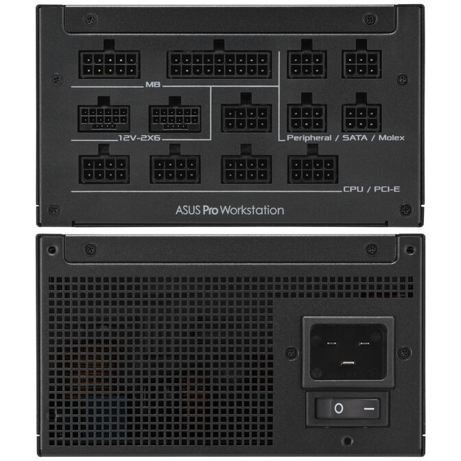 ASUS Pro WS Platinum, 80 PLUS Platinum power supply, modular, ATX 3.1, PCIe 5.1 - 1600 Watt image number 7