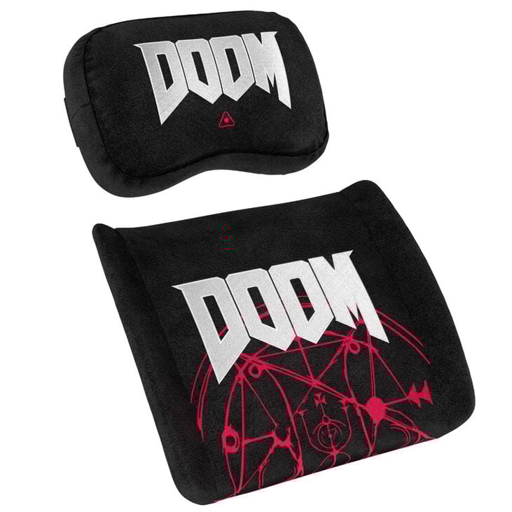 noblechairs Memory Foam Pillow Set - DOOM Edition image number 1