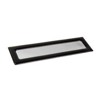Demciflex dust filter front panel - black/black