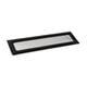 Demciflex dust filter front panel - black/black