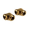 Corsair Hydro X Series XF Hardline Adapter 90 Grad 12mm AD auf 12mm AD Hardtube - 2er Pack, gold image number null