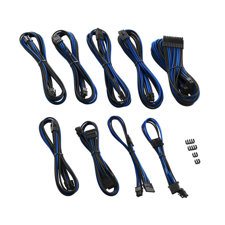 CableMod PRO ModMesh RT ASUS/Seasonic/Phanteks Cable Kits - schwarz/blau image number 1