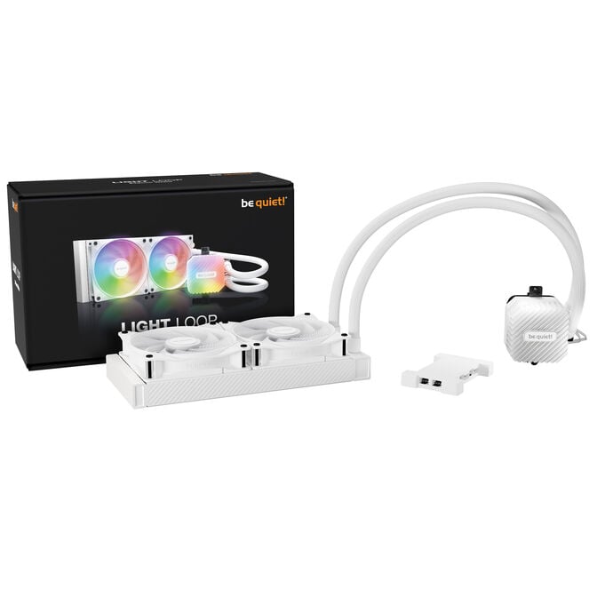 be quiet! Light Loop All-in-One-Wasserk&uuml;hlung, ARGB - 240mm, wei&szlig; image number 6