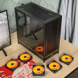 Montech HS02 PC Case, Midi Tower, ATX, Tempered Glass, ARGB - Black image number null