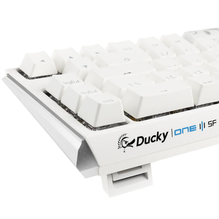 Ducky One 3 Classic Pure White SF Gaming Keyboard, RGB LED - MX-Silent-Red (US) image number 5