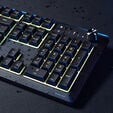 CORSAIR SKIFF 100 Gaming Keyboard, 10-Zone RGB, IP53 Splash Protection - Black image number null