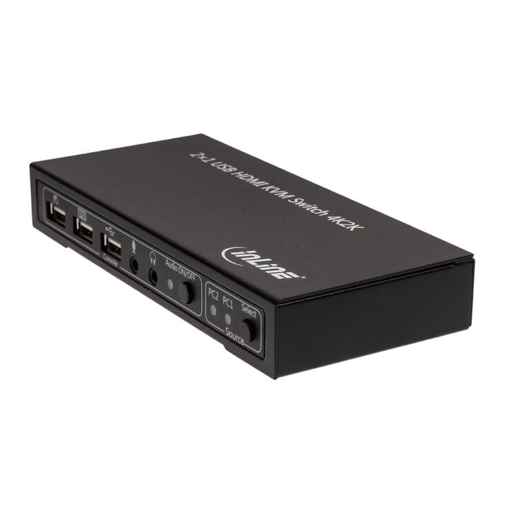 InLine KVM Switch, 2-Fach HDMI 4K2K mit Audio image number 2