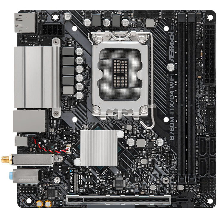 ASRock B760M-ITX/D4 WiFi, Intel B760 Motherboard - Socket 1700, DDR4 image number 2