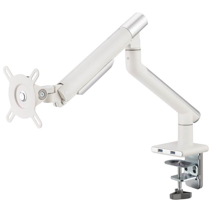 Alterzone Arm One USB Aluminum Monitor Arm, 2 x 3.0 USB Ports, Weiß image number 6