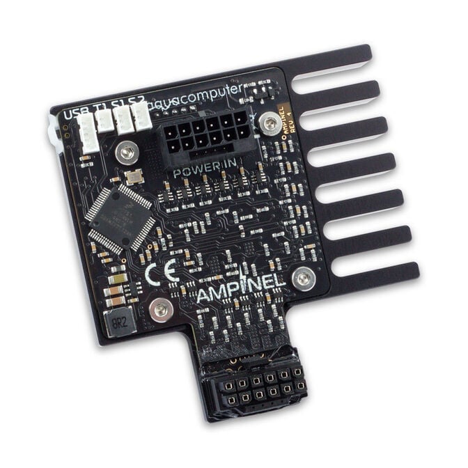 Aqua Computer AMPINEL 12V-2x6 Grafikkarten-Power-Management, 650 W, OLED, RGBpx - Typ A image number 1