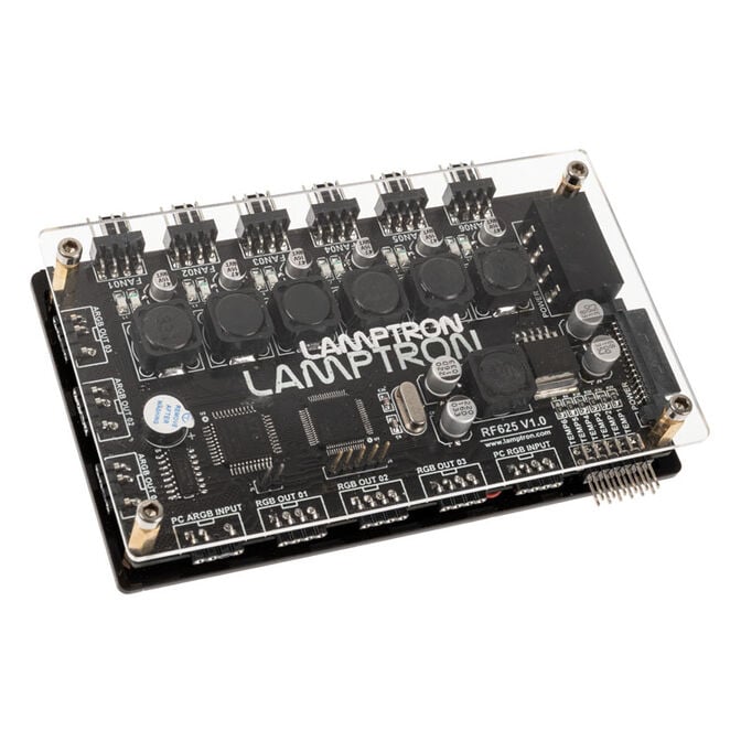 Lamptron RF625 L&uuml;fter- und ARGB-Controller, schwarz image number 3