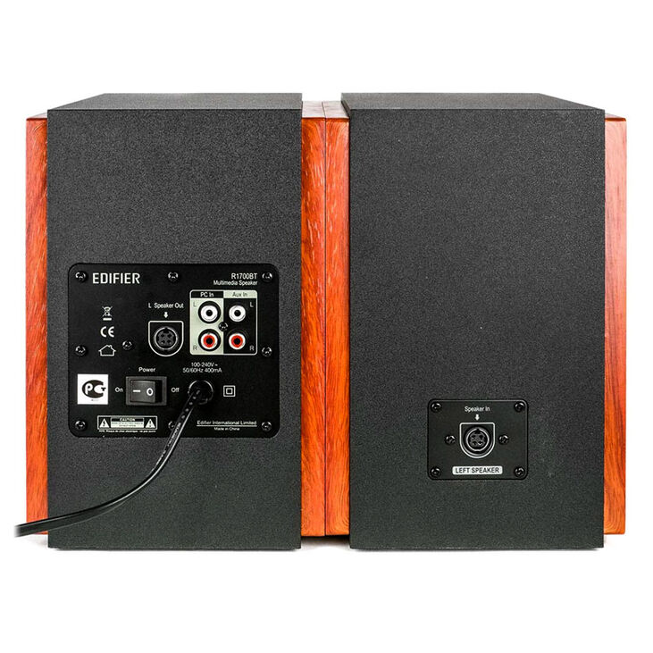 Edifier R1700BT 2.0 Bluetooth Regallautsprecher (Paar) - schwarz/braun image number 6
