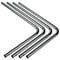 Bitspower Messing Hardtube 16mm AD, 220x300mm, 90 Grad - 4er-Pack, silber