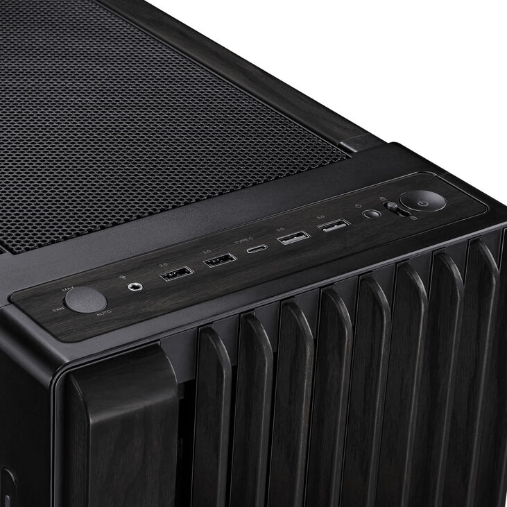 ASUS ProArt PA602 Midi-Tower PC-Gehäuse, E-ATX, Echtholz, – Schwarz image number 5