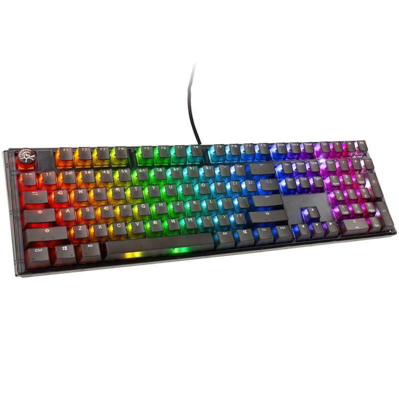 Ducky One 3 Aura Black Gaming Tastatur, RGB LED - MX-Speed-Silver (US)