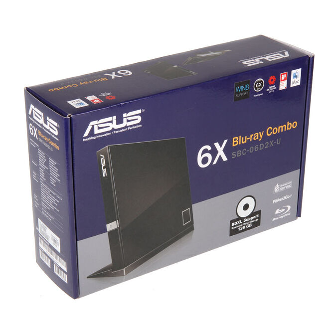 ASUS SBC-06D2X-U Blu-Ray Laufwerk - extern, schwarz image number 7