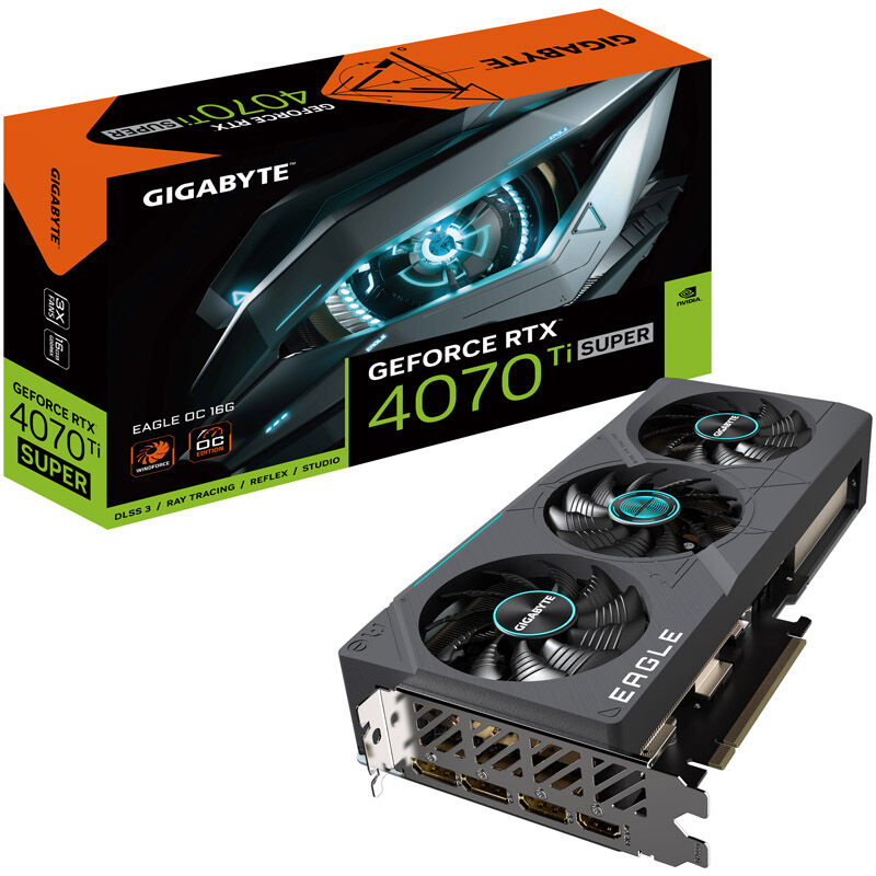 GIGABYTE GeForce RTX 4070 Ti Super Eagle OC 16G 16384 MB GDDR6X