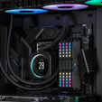 Corsair Dominator Platinum RGB DDR5-6000 RAM, CL30, EXPO - 64 GB Dual-Kit, grau image number null