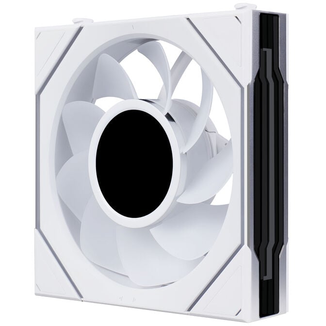 Lian Li UNI FAN SL-INF LCD FLEX Wireless Fan, ARGB and LCD - Reverse Blade, 120mm, white image number 2