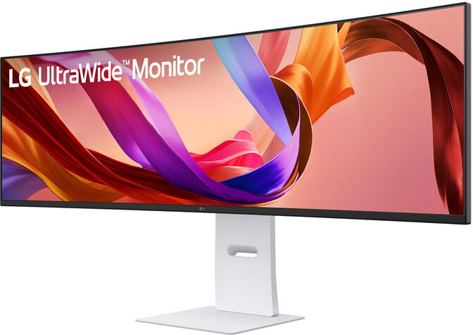 LG UltraWide 49U950A-W, 49-inch Curved UWQHD Gaming Monitor, 144Hz, IPS, G-SYNC Compatible image number 1