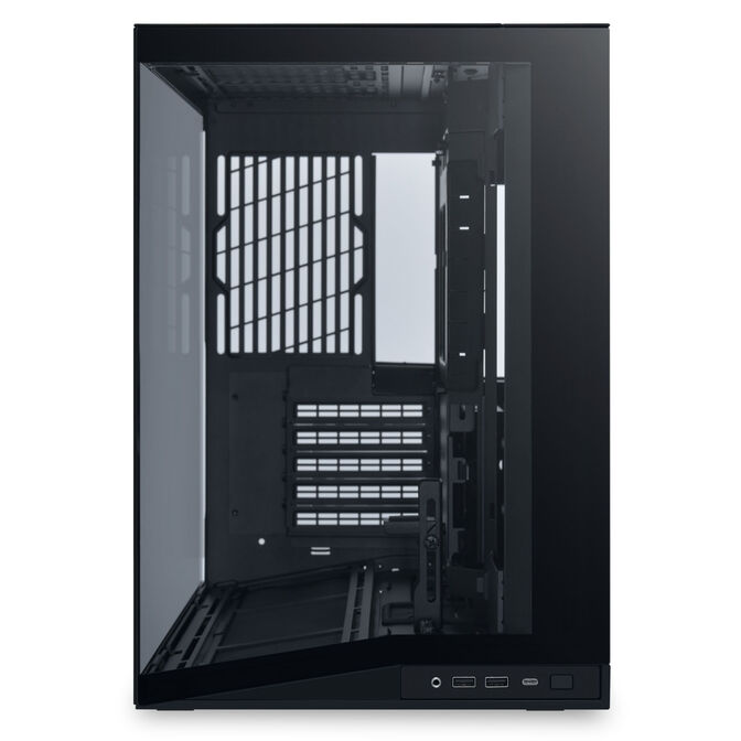 Lian Li O11 Dynamic Mini V2 PC Case, Mini Case, ATX, Tempered Glass - Black image number 3