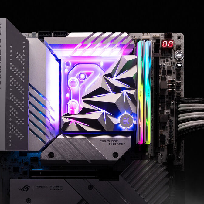 EK Water Blocks EK-Quantum Velocity&sup2; Edge D-RGB - 1700 Silver Special Edition image number 3