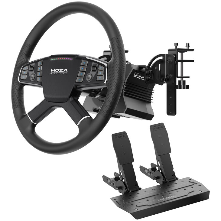 MOZA Truck Driving Simulator Bundle - black image number 0