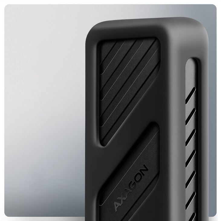 AXAGON EEM2-20G NVMe SSD enclosure, USB-C 3.2, 20 Gbps, 2230 - 2280 - black image number 8