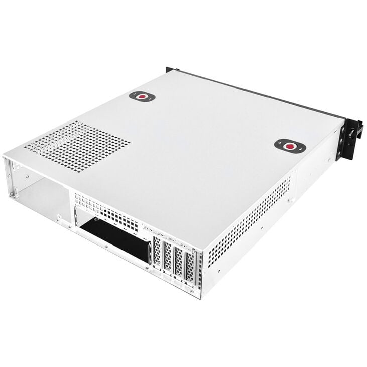 SilverStone RM21-304 Rackmount Server Gehäuse, 2U, Micro-ATX - schwarz image number 2