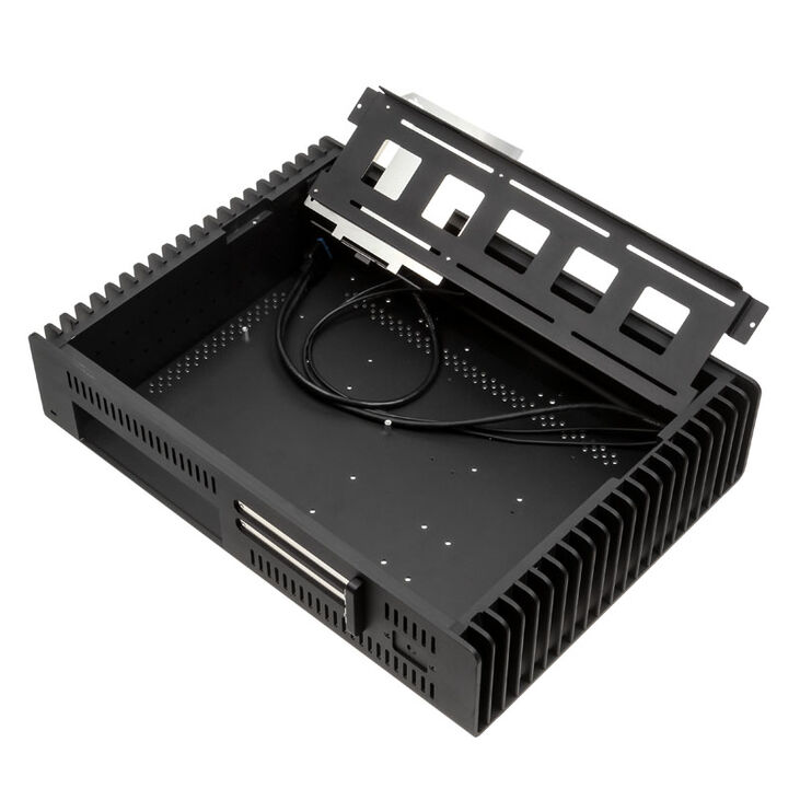 Streacom ST-FC10B Alpha Fanless HTPC Aluminium Gehäuse - schwarz image number 2